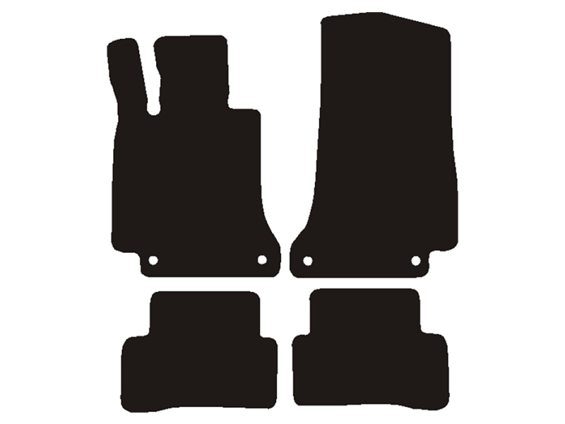 Måtter Mercedes W205, S205 C-klasse 2014-2021