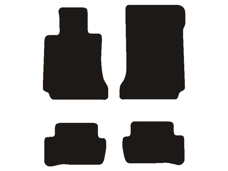 Måtter Mercedes w204 C-klasse 2007-