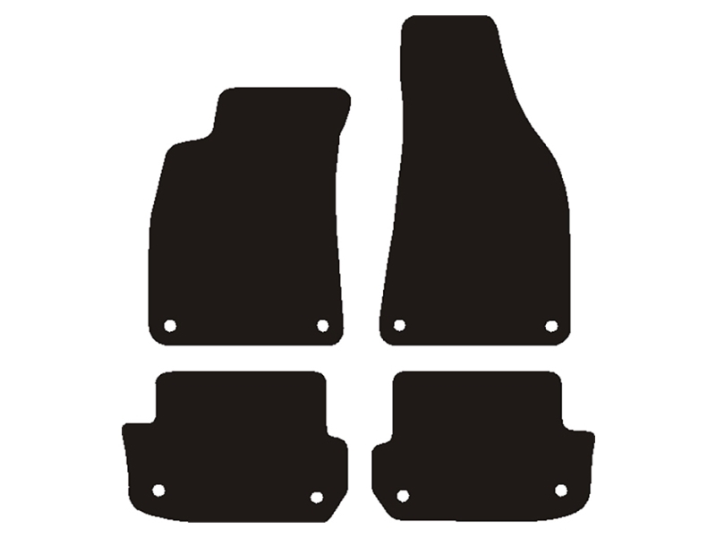 Måtter Audi A4 cab. type B7 03/2004-2007