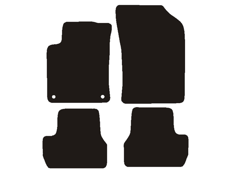 Velour måtter Citroen C3/DS3 2009-2016