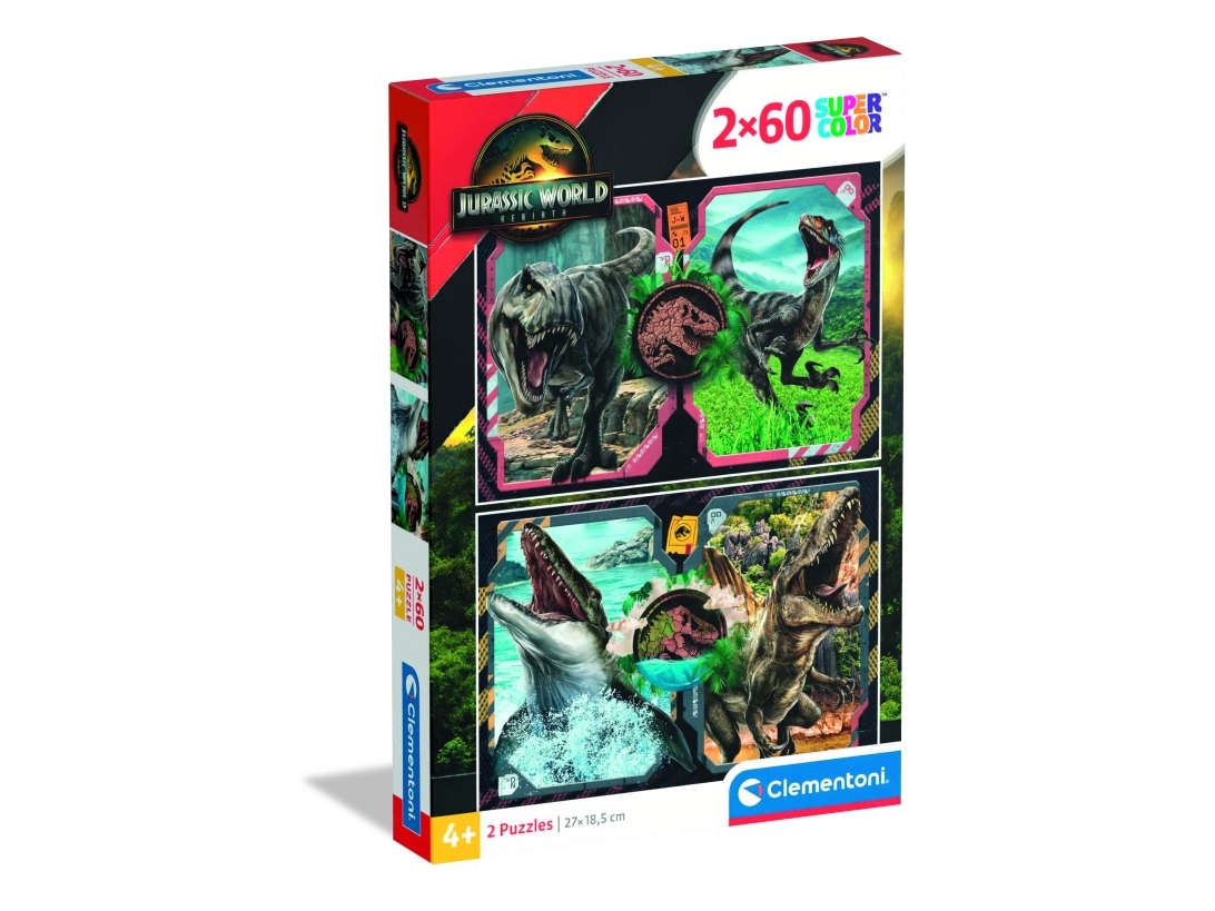 Puzzle „Jurassic World 2025“, 2 × 60 Teile