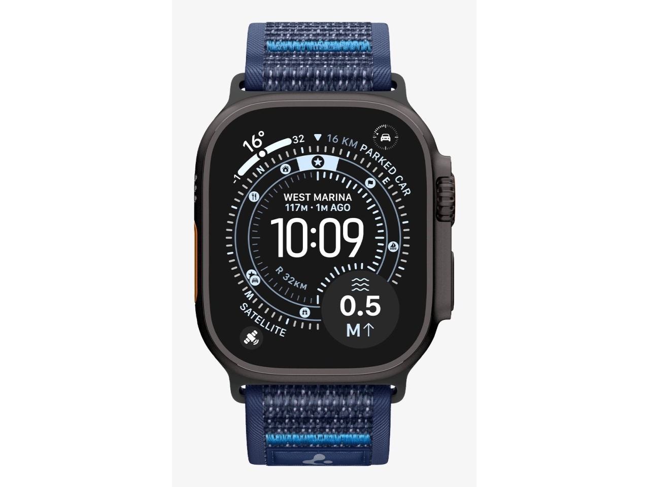 Spigen Athlex Air 2, Band, Smartwatch, Marineblå, Apple, Apple - Apple Watch Ultra 3 (49Mm), Apple - Apple Watch Ultra 2 (49Mm), Apple - Apple Watch