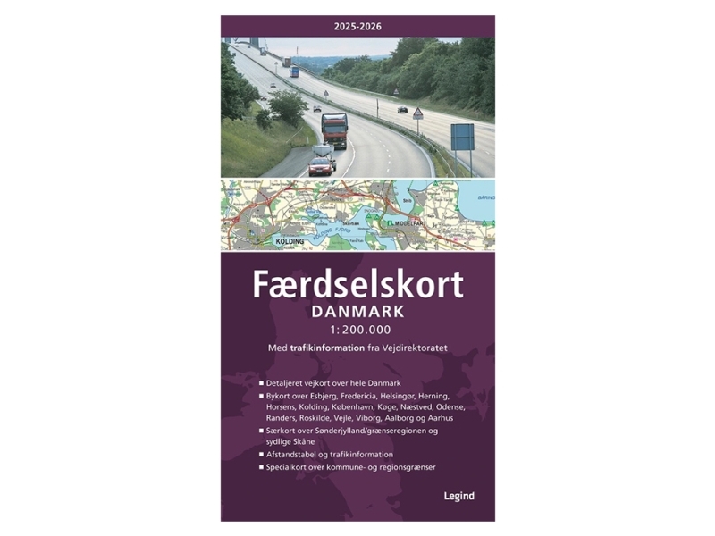 Fahrplan Dänemark 2025-2026 | Sprache: Dänish