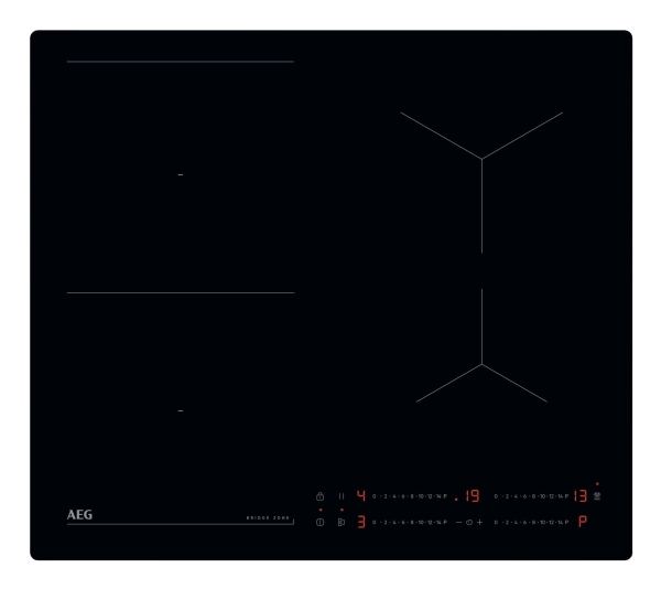 Aeg To64ib00ib, Schwarz, Integriert, 60 Cm, Zonen-Induktionskochfeld, 4 Zone(N), 4 Zone(N)