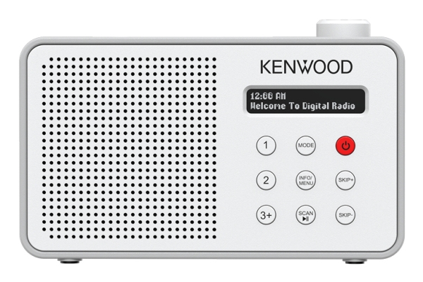 Kenwood CR-M25DAB-W, Bærbar, Digitalt, DAB+, FM, 87,5 - 108 MHz, 174928 - 239200 MHz, 3,2 W