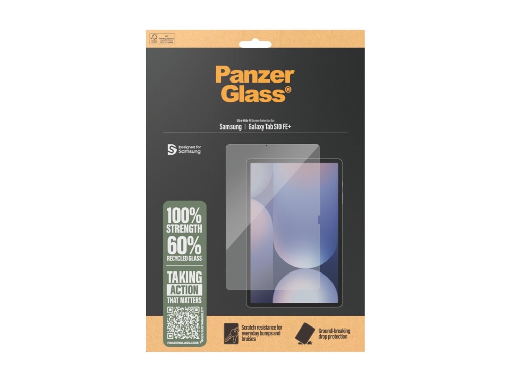 Panzer Glass Grūdintas Stiklas Panzerglass Ultra-Wide Fit Do Samsung Galaxy Tab S10 Fe+