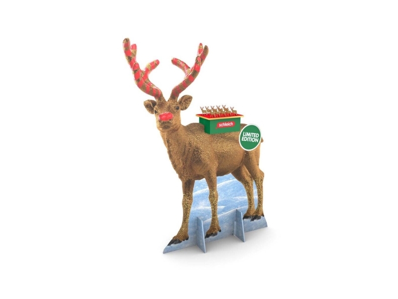 Schleich Standee W/10 Reindeers