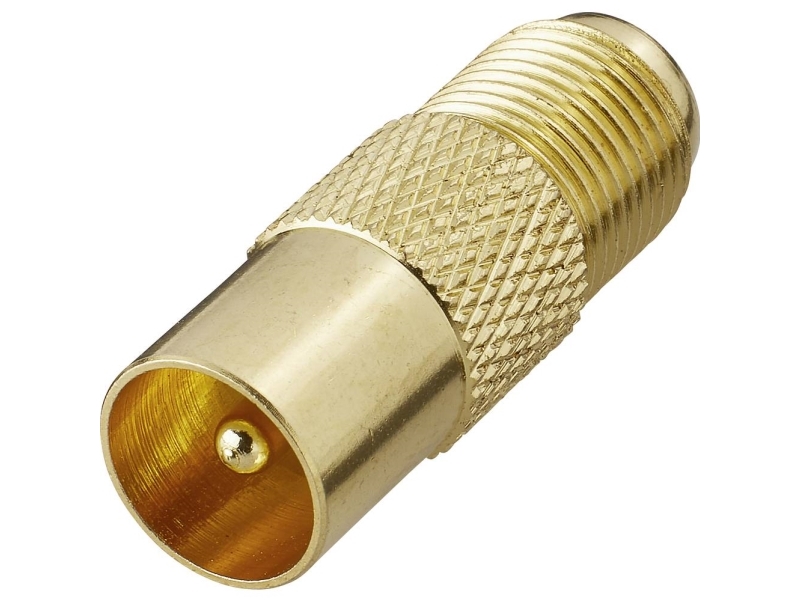 Renkforce Rf-4197003, Belling-Lee/Iec, F, Gold