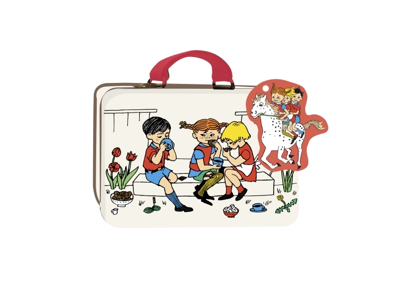 Pippi - Lille Tin Kuffert - Beige |