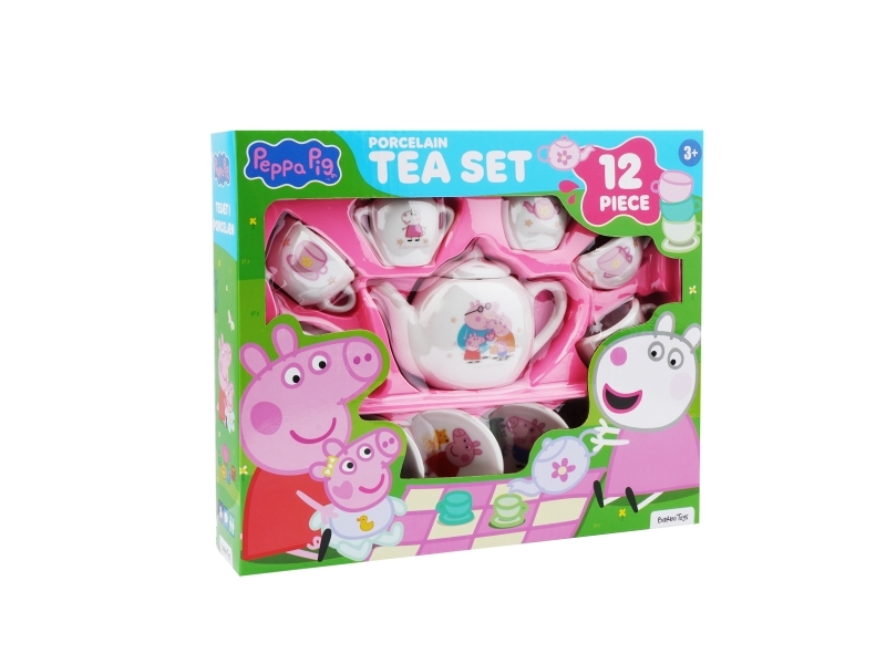 Peppa Gris porslin teset 12 delar Språk: Danska | Böcker - Hobby | GameStuff