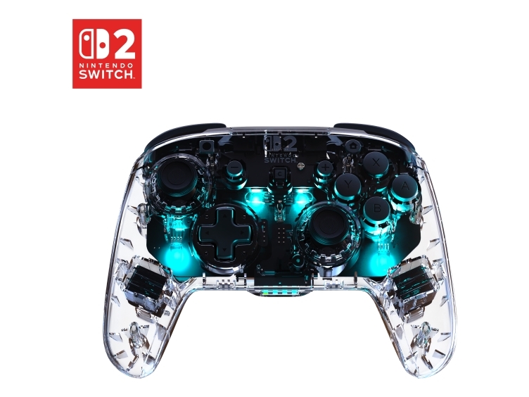 Turtle Beach TBC-8104-95, Gamepad, Nintendo Switch, Nintendo Switch 2, Nintendo Switch Lite, Nintendo Switch OLED, Tilbageknap, D-måtte, Rød/grøn/blå, Trådløs, USB