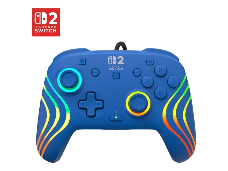 Turtle Beach TBC-8006-25, Gamepad, Nintendo Switch, Nintendo Switch 2, Nintendo Switch OLED, Tilbageknap, D-måtte, Flerfarvet, Ledningsført, USB