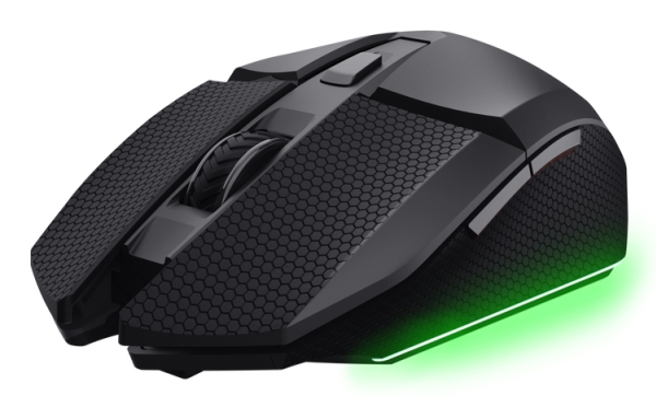 Trust Gaming Gxt122 Felox+ Dual Wireless Gaming Mouse Trådløs, Oplyst Gamingmus Med 12.000 Dpi For Præcis Kontrol Og Dobbelt Trådløs Tilslutning