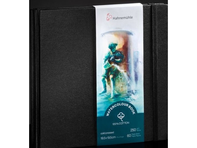 Hahnemühle Watercolour Book 19,5 x 19,5 cm 60 Seiten 250 g