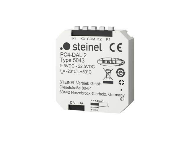 Steinel Pc4-Dali-2, Weiß, Tasten, -20 - 50 °C, Ip20, 43 Mm, 15 Mm