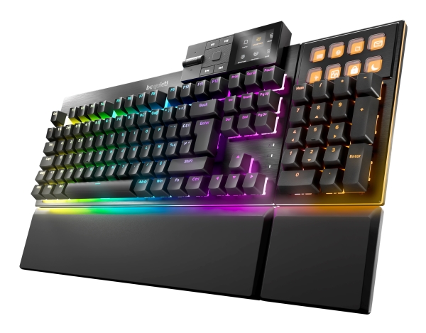 Be Quiet! Dark Mount Silent Tactile Fr Iso, Ledningsført, Usb, Mekanisk, Azerty, Rgb Led, Sort