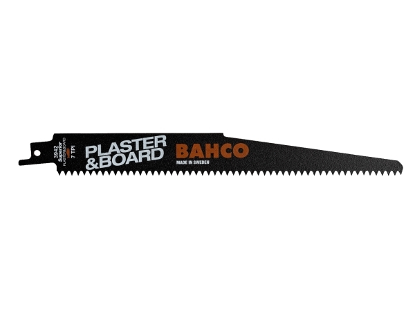 Bahco Tiesinio pjūklo geležtės Sandflex bimetal 228mm*1,1mm SL 7TPI, gipso ir medžio drožlių plokštėms 2vnt