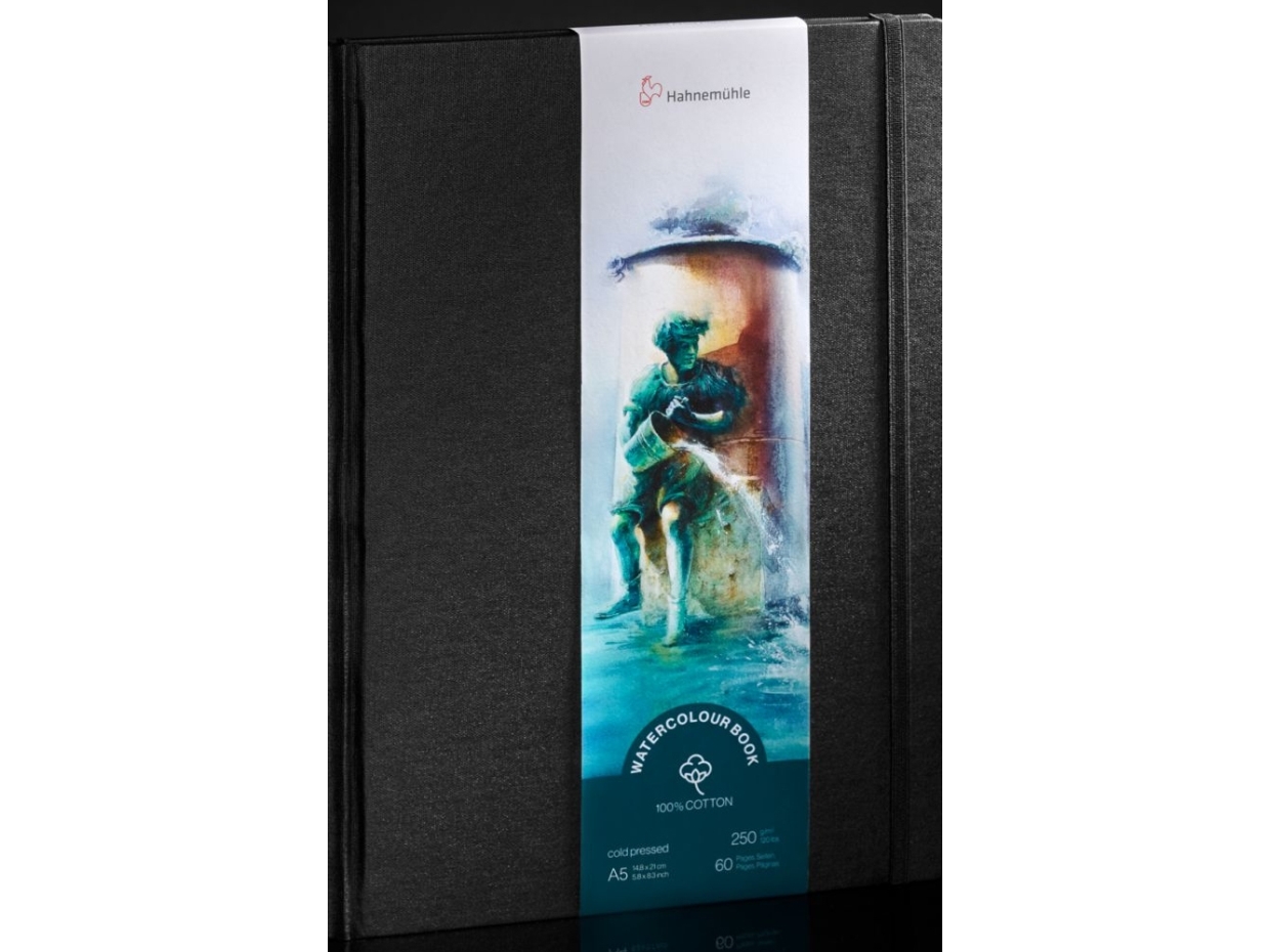 Hahnemühle Hahnemühle Aquarellbuch A 5 Portrait 100% Baumwolle 60 S. 250 G