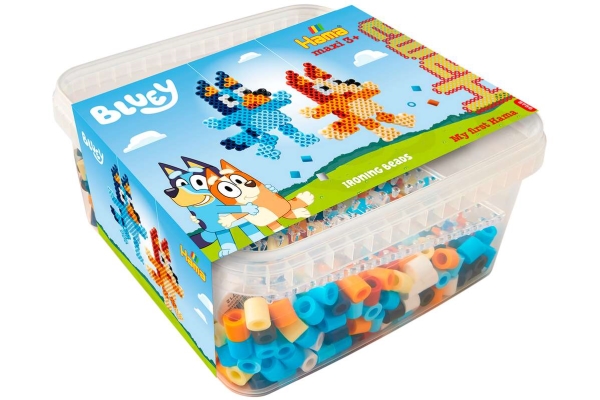 Hama maxi amme helmiä+levy, Bluey