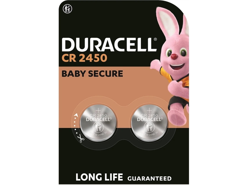 Duracell 152137, Engangsbatteri, CR2450, Lithium, 3 V, 2 stk