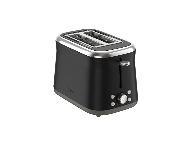 Tefal Collection TT7208E0, 2 viipale(i)ta, musta, Painikkeet, Rotaatio, 850 W, 220 - 240 V, 50 - 60 Hz