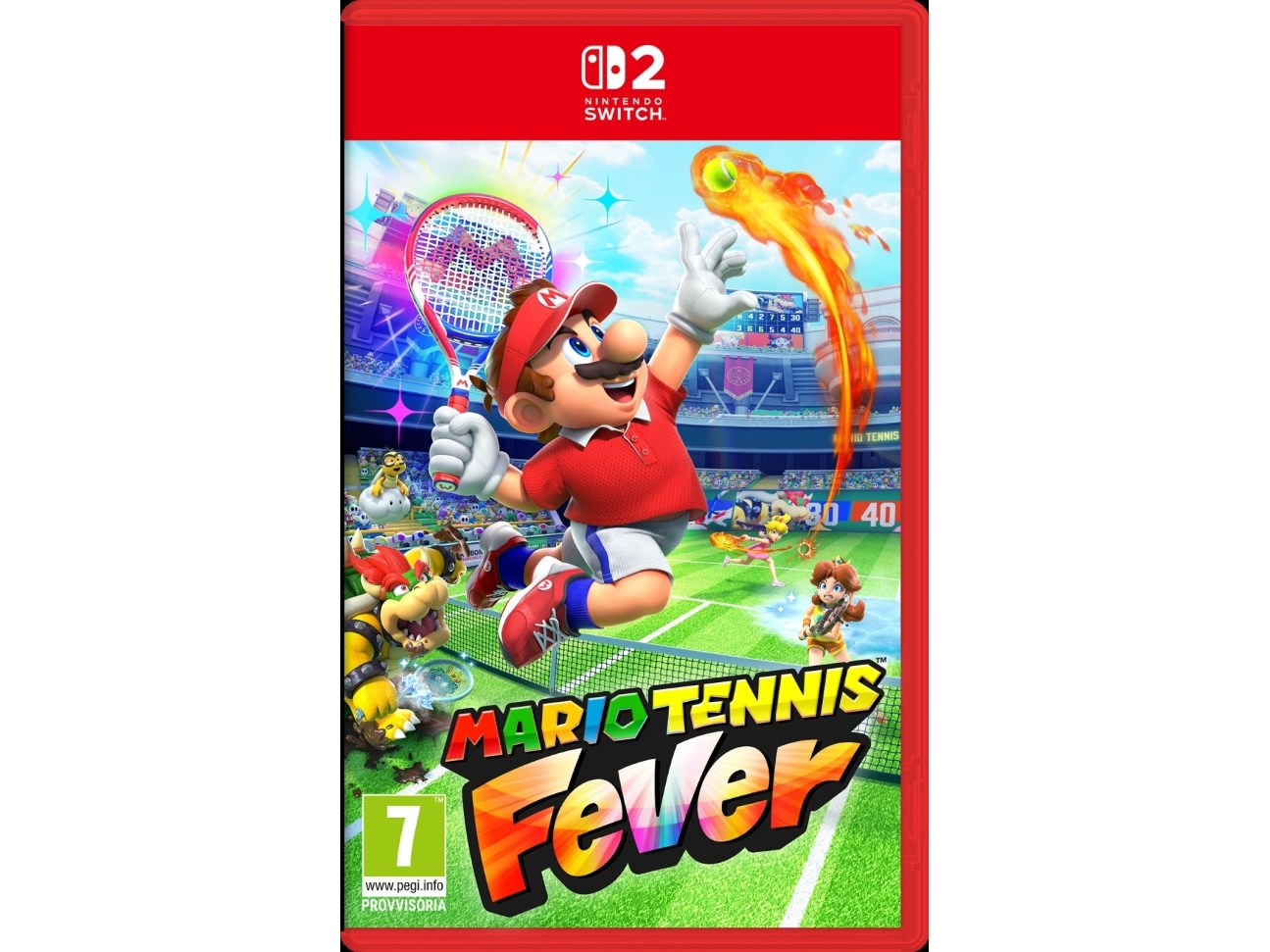 Nintendo Mario Tennis Fever, Switch 2, Nintendo Switch 2, Multiplayer-tilstand, RP (Rating Pending)
