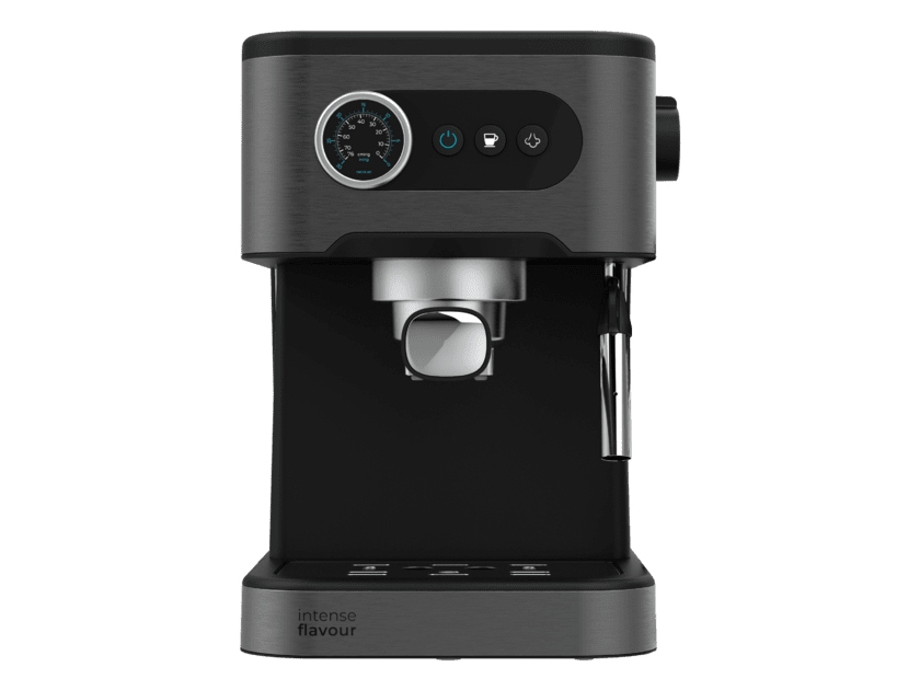 Cecotec Power Espresso 20 Pro, Espressomaskine, 1,5 L, Malet Kaffe, Sort, Rustfrit Stål