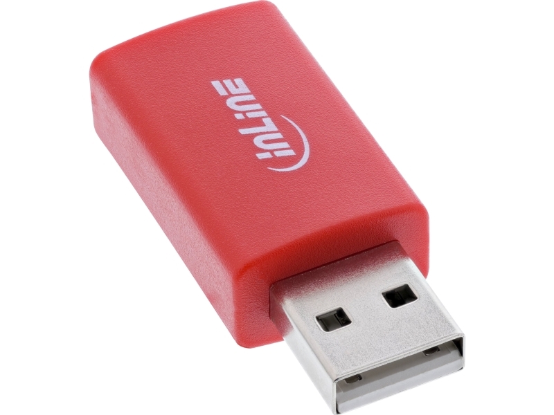 Inline Usb-Datablokkeringsadapter Usb-A-Stik Til Stikkontakt 5 V 1,5 A (31653)