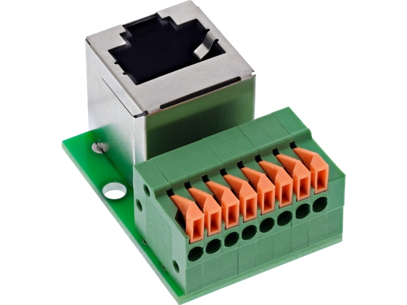 Inline 92505G, Grün, Stecker/Stecker, Gerade/Gewinkelt, 26/16, 300 V, 10 Mo