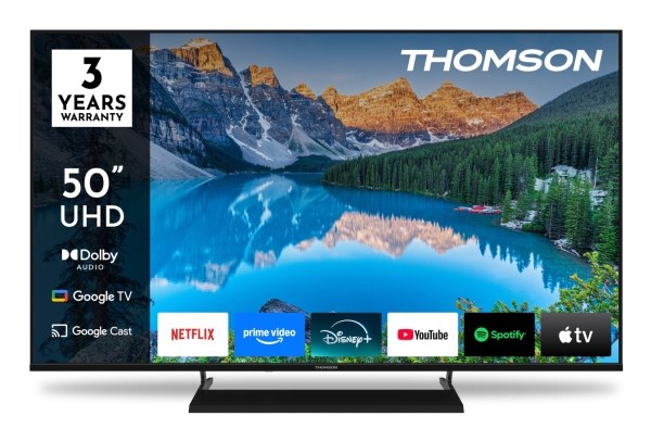 Thomson G63 Series 55Ug5x15 Tv 139.7 Cm (55&Quot) 4K Ultra Hd Smart Tv Wi-Fi Black
