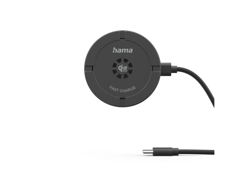 Hama 00201756, Drinnen, Usb, Kabelloses Aufladen, Schwarz