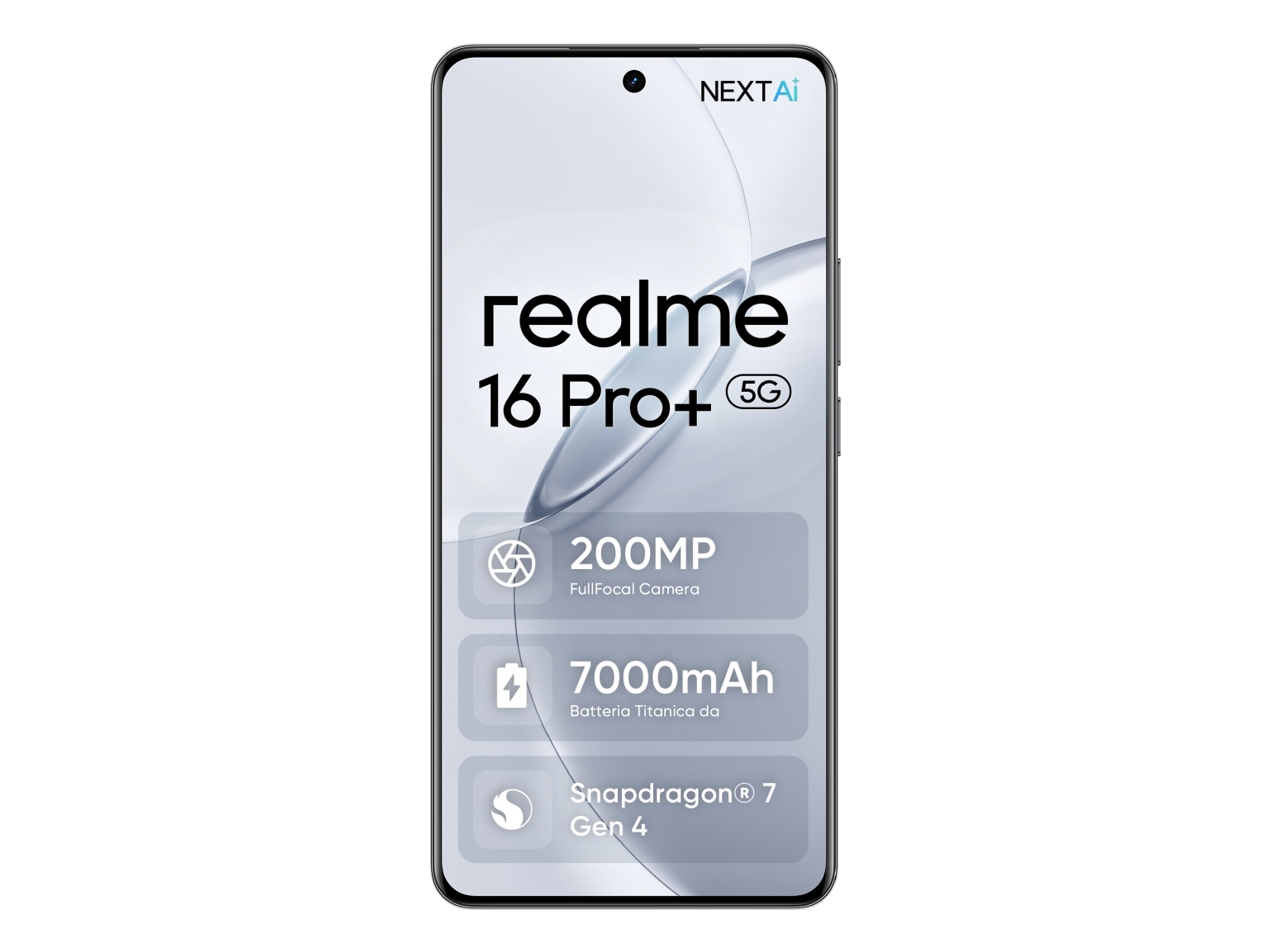 Realme 16 Pro+ 5G 17 27 Cm (6.8 ) Dual Sim Android 16 Usb Type-C 12 Gb 512 Gb 7000 Mah Grey