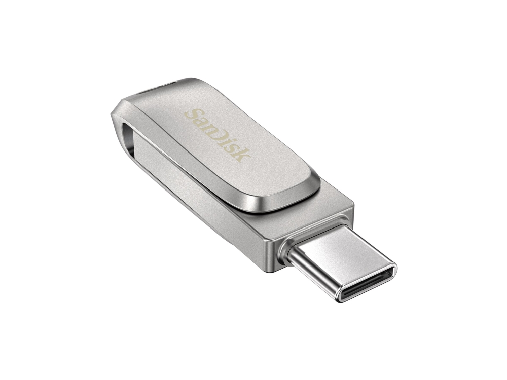 Sandisk Ultra Dual Drive Luxe - Usb Flashdrive - 2 Tb - Usb 3.2 Gen 1 / Usb-C - Sølv