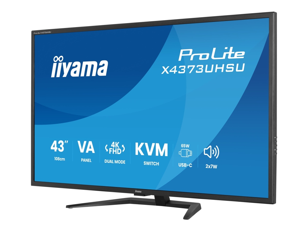 Iiyama Prolite X4373uhsu-B2 Monitor 108 Cm (43") Mattschwarz