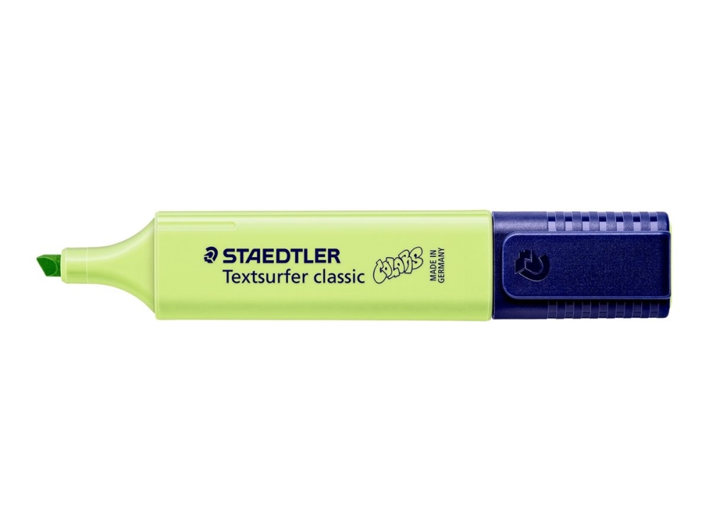 Tekstmarker Staedtler 364 Pastel Lime Grøn Textsurfer Classic - (10 Stk.)