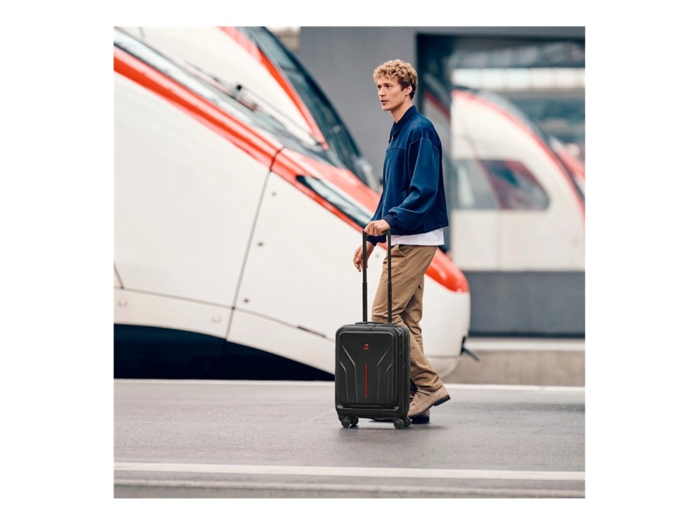 Wenger Amplix - Spinner - hardside - in hand luggage - polykarbonat - sort