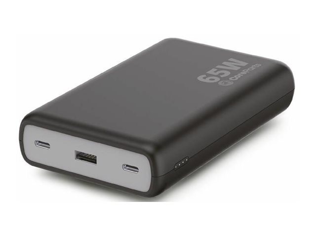 Coreparts - Powerbank - 20000 Mah - 65 Watt - 3 Output-Stikforbindelser (Usb, 2 X Usb-C) - På Kabel: Usb-C