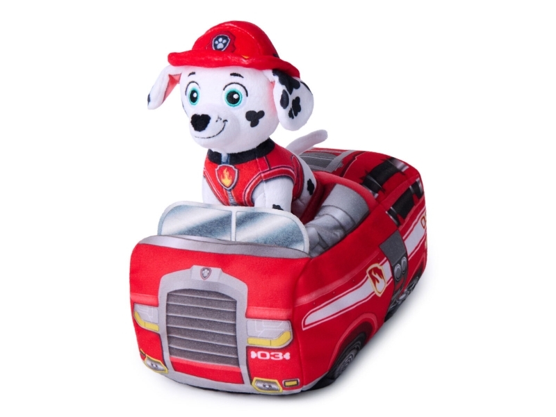 Paw Patrol 2-in-1 Vehicle Plush w/Marshall 15 cm