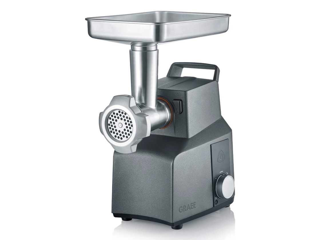 Graef FW706, 800 W, Svart, Silver, 2,6 kg/min, Rostfritt stål, Gjuten aluminium, Metall, Rostfritt stål | Köksapparater - Köksmaskiner - Kötthackare | GameStuff