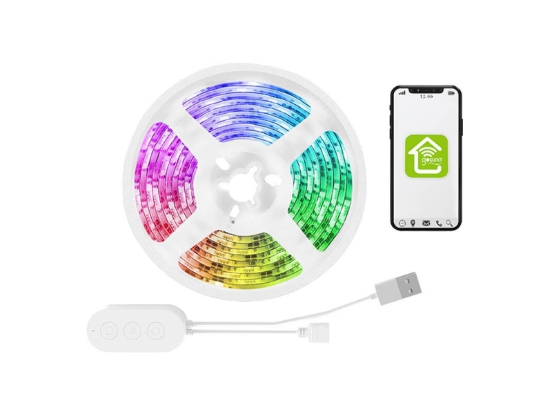 OEM RGB LED WiFi-list Gosund SL1, 2,8 m, 5V | Belysning - Inomhusbelysning - Strips & Ljusband | GameStuff