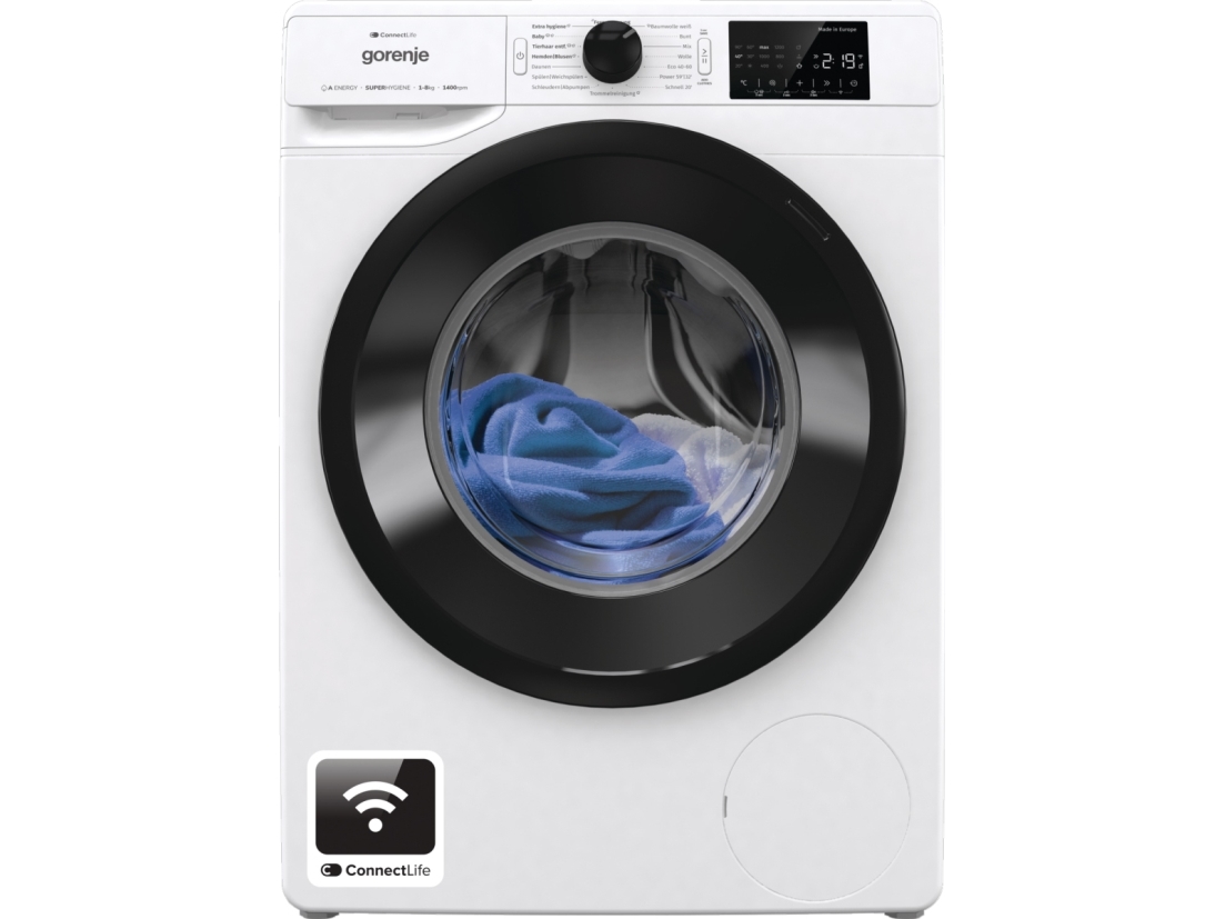 Gorenje - Tvättmaskin - frontmatad - 8 kg - 1400 rpm | Vitvaror - Tvätt & torkning - Frontlastande tvättmaskiner | GameStuff