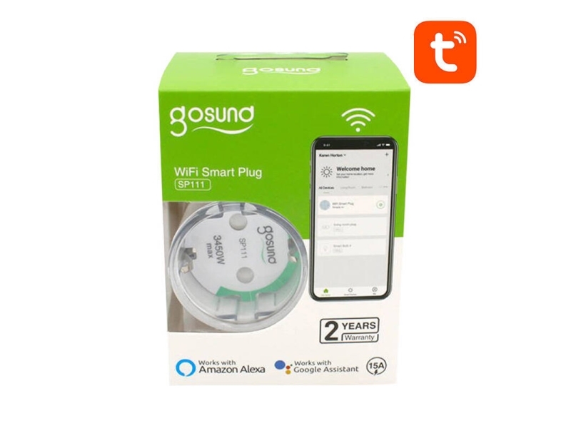 Gosund Smart plug WiFi SP111 3680W 16A Tuya 4-pack