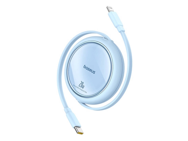 Baseus Free2pull Expandable Usb C Zu Ip Ligtning Schnellladekabel 1 M 20 W Blau (P10364501311-00)