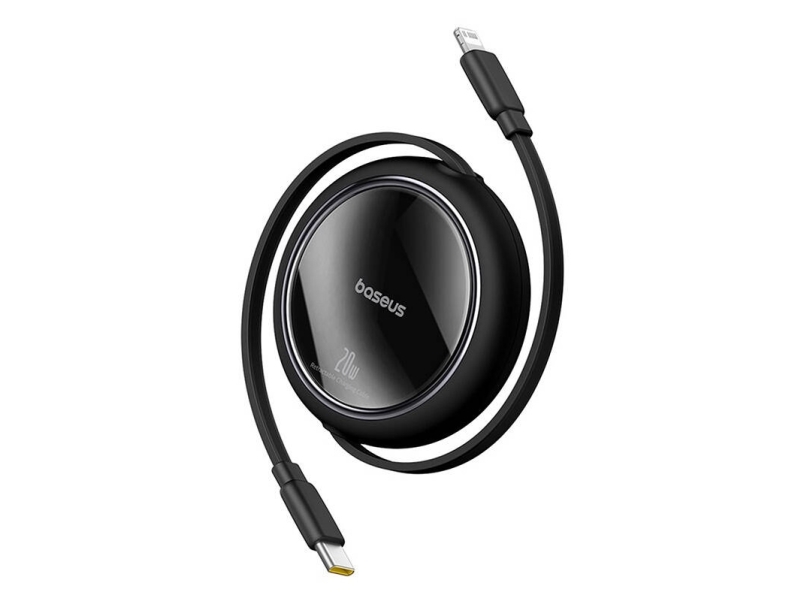 Baseus Usb-Kabel Baseus Free2pull Usb-C Zu Ip 20W 1M (Schwarz)