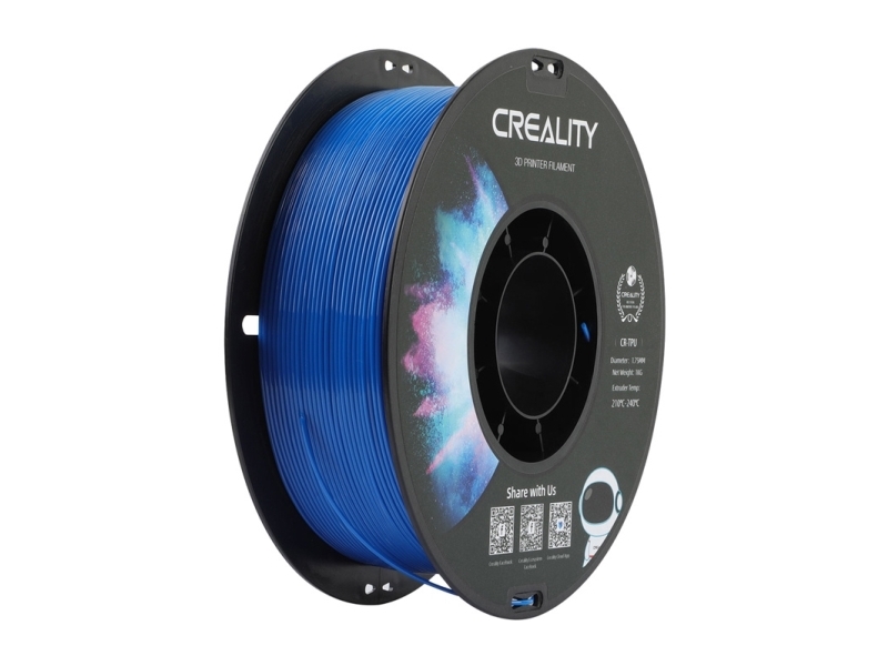 Creality 3301040039 3D-Druckmaterial Thermoplastisches Polyurethan (Tpu) Blau 1 Kg