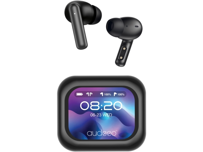Hörlurar In-Ear Tws Anc Enc Screen Prism Svart