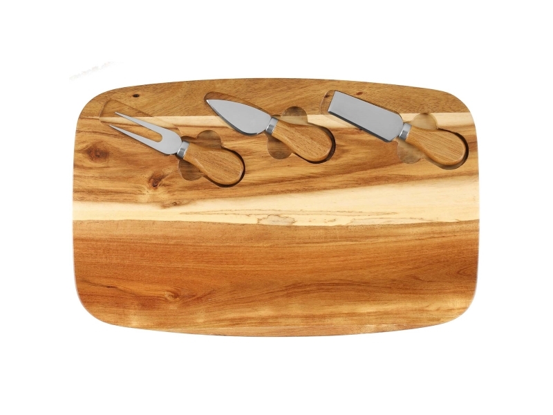 Ostbrickset 4 delar 36x23 cm | Köksutrustning - Köksredskap - Skärbrädor | GameStuff