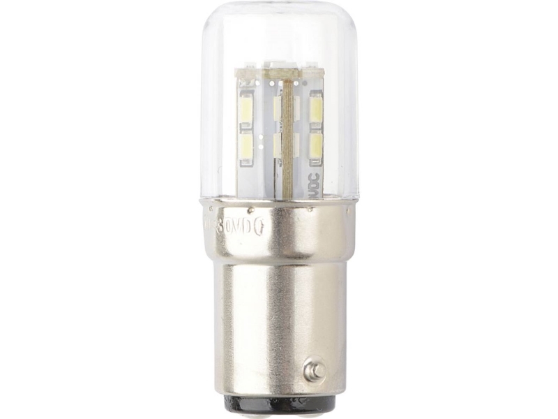 Tru Components Tc-13776152 Led-Signallampe Weiß Ba15d 12 V/Dc, 24 V/Dc 200 Lm