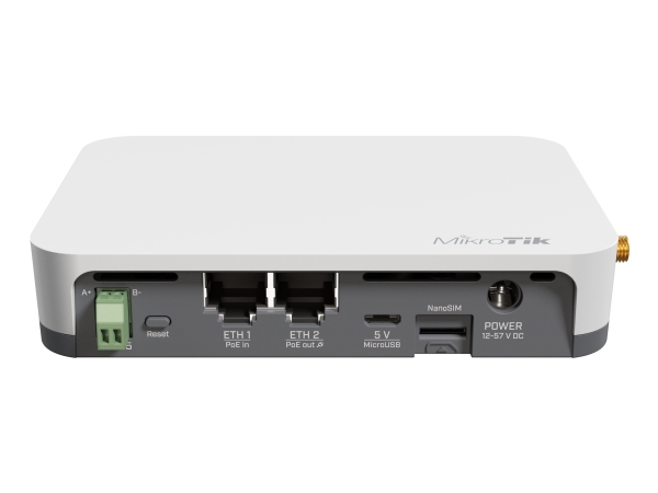 MikroTik KNOT LR8G gateway/controller - 100 Mbit/s Wi‑Fi 4, Bluetooth 5.2, NanoSIM