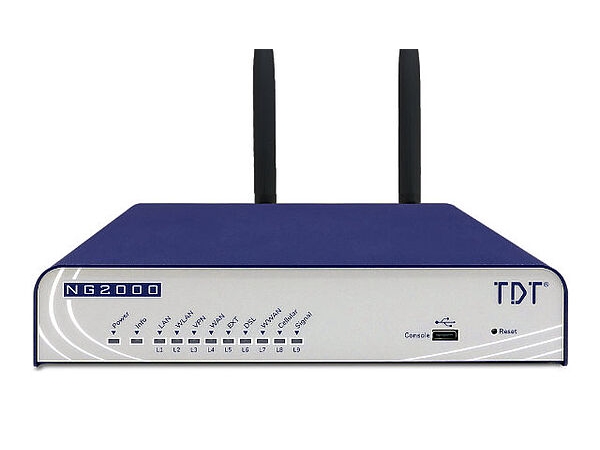 Tdt Dsl-Router Ng2000-Dw Wlan 5X2.5G/Adsl2+/Vdsl2/Openvpn/Wifi5